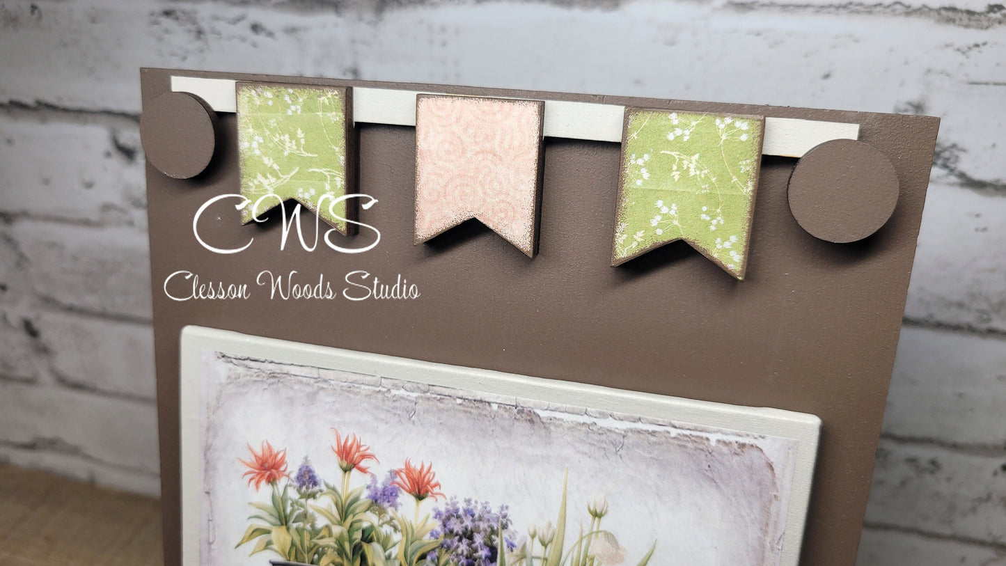 Garden Tools Spring Insert and Banner Set