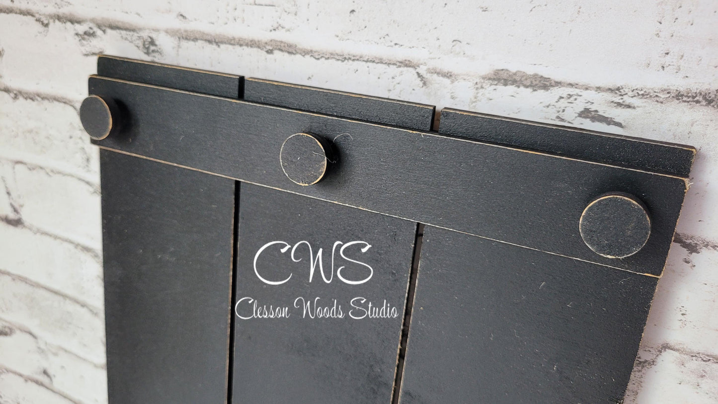 Black Pallet Sign For Inserts (Inserts Sold Separately)