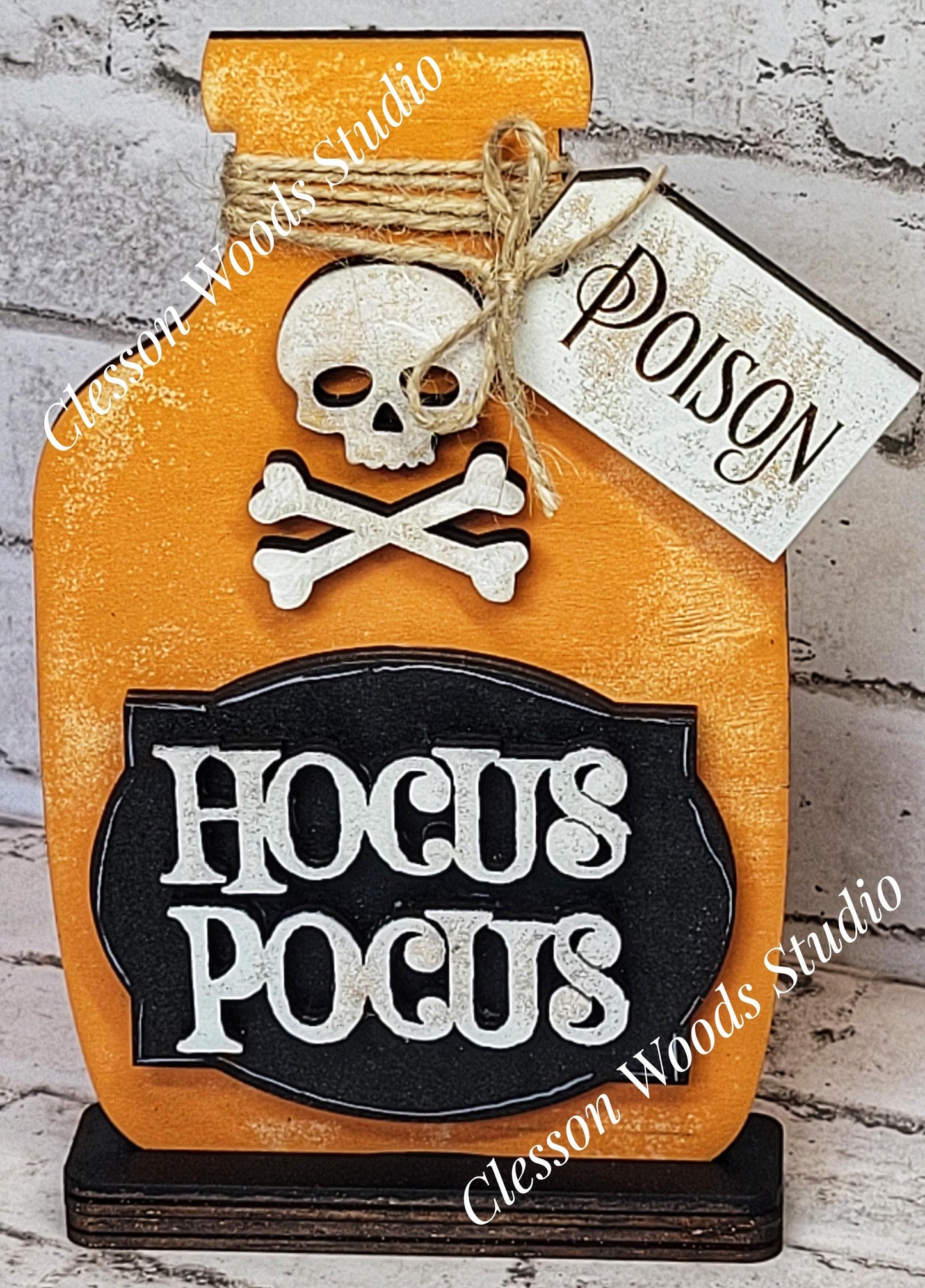 Finished Painted Halloween Shelf Sitters