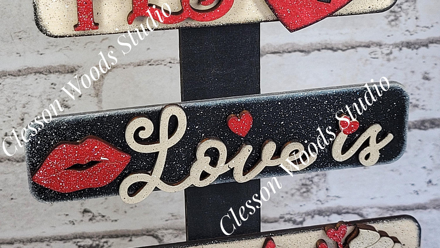 Cupids Cafe Valentine Street Sign