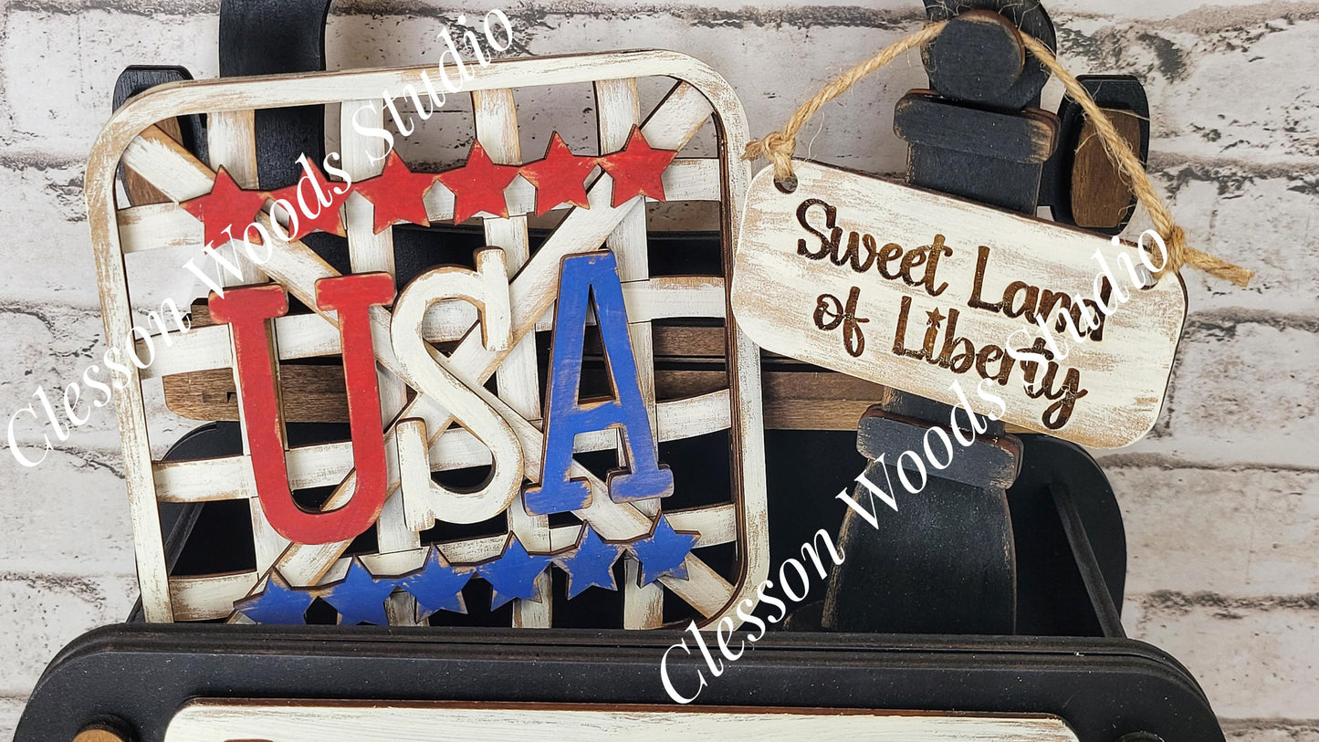 Add On Only - USA 5 Piece Box Truck Set