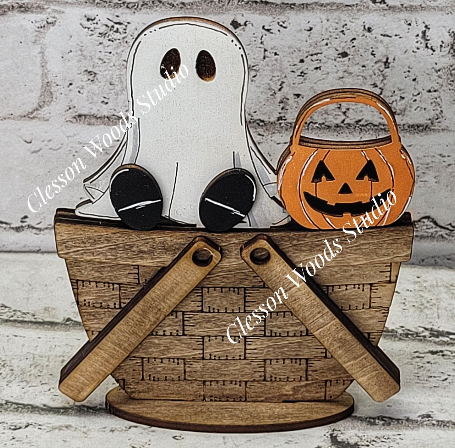 Halloween Ghost Tiny Basket Insert
