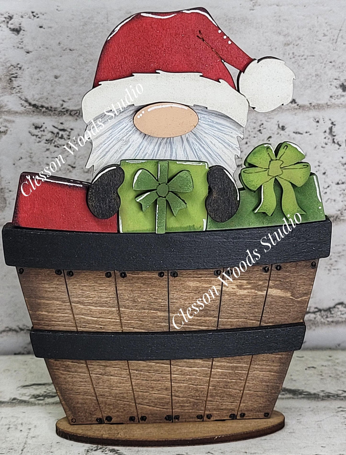 Christmas Gnome Tiny Basket Insert