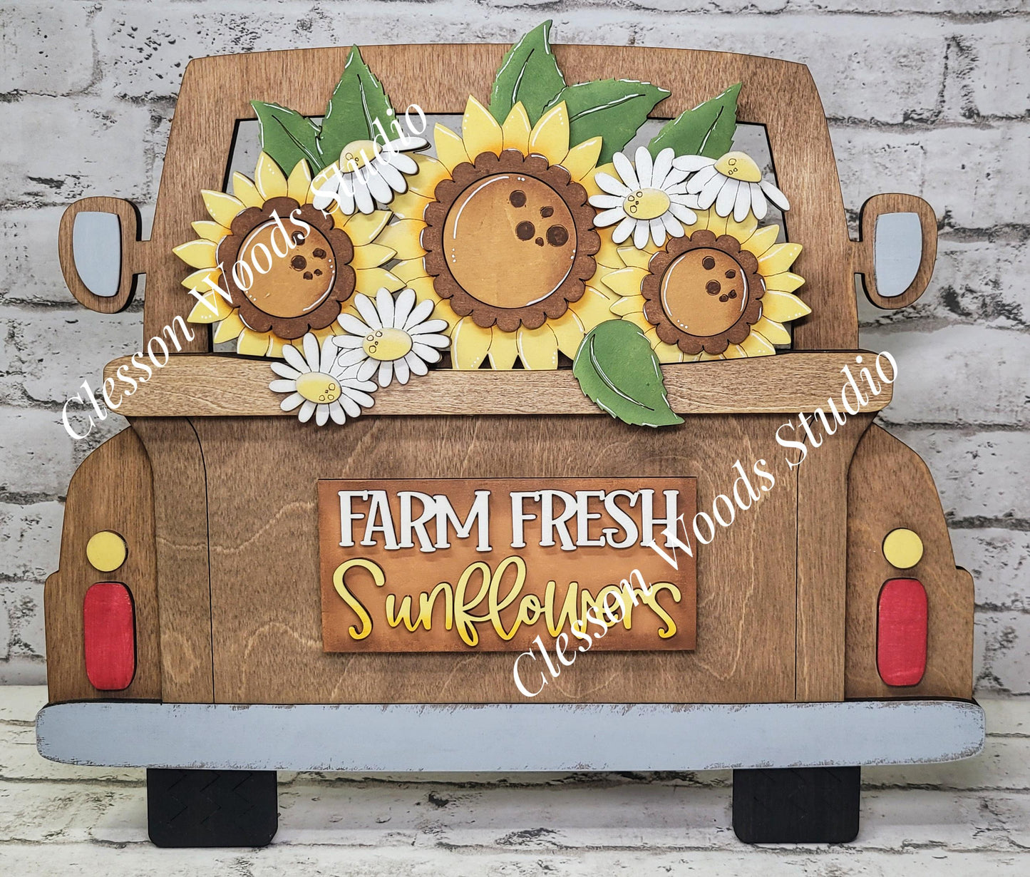 Sunflowers Insert for Truck Base
