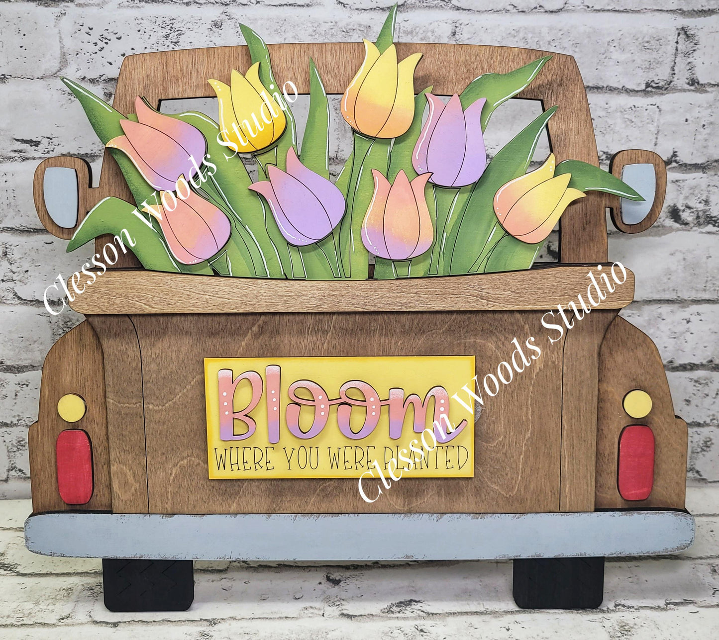 Spring Tulips Insert for Truck Base