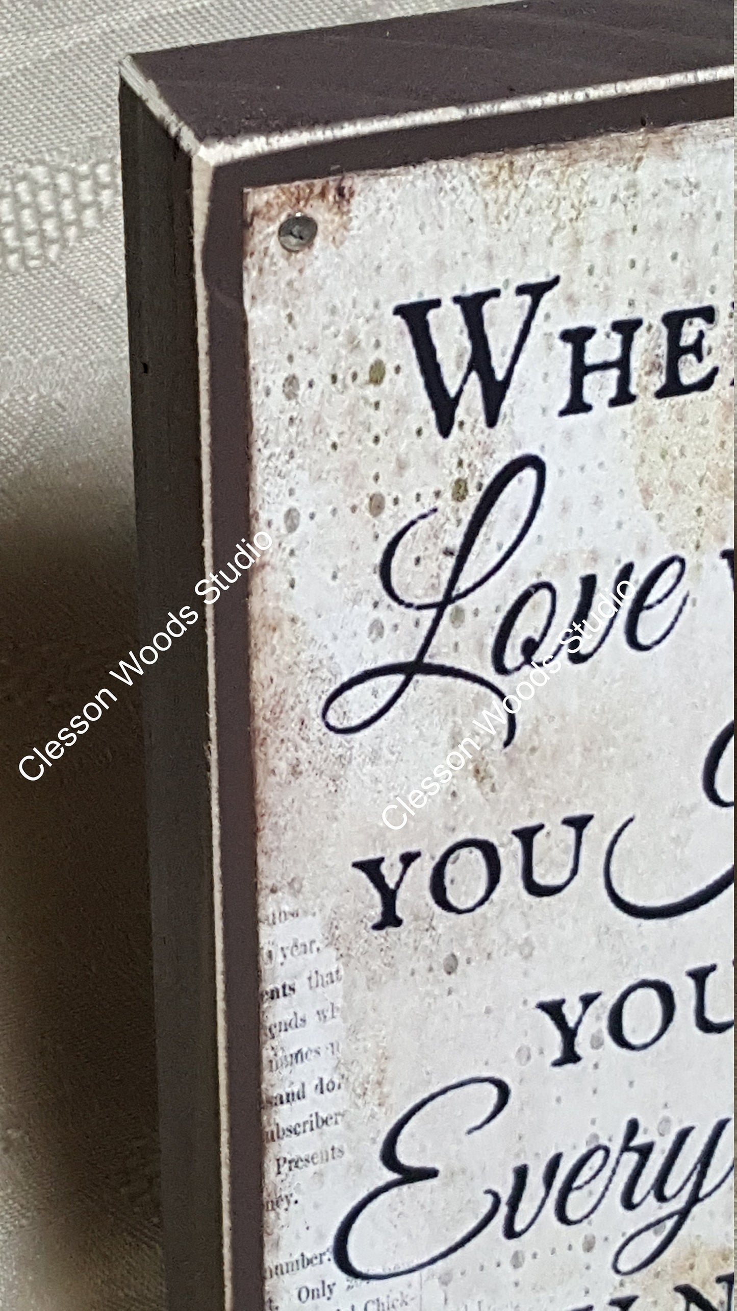 Love What You Have Quote Block