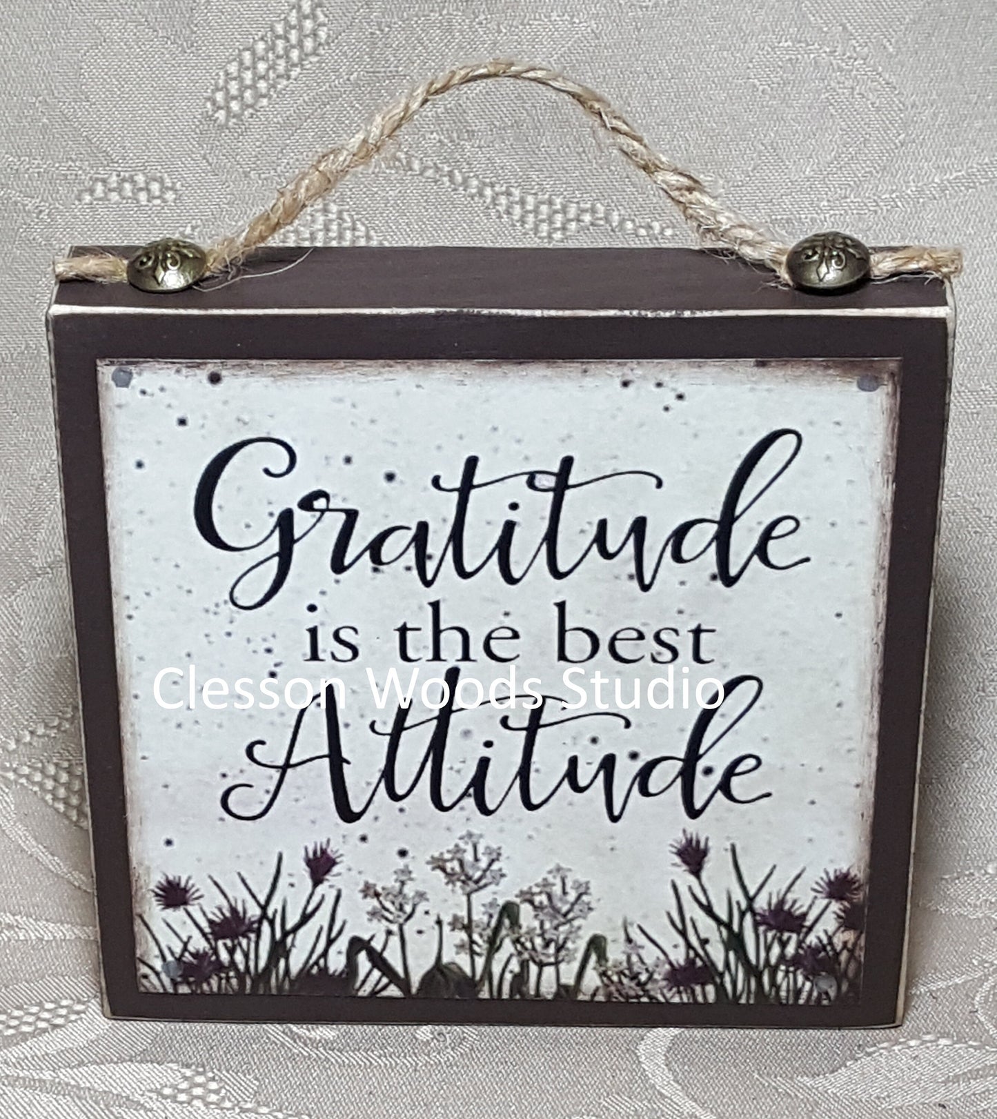 Gratitude is the best Attitude Quote Block