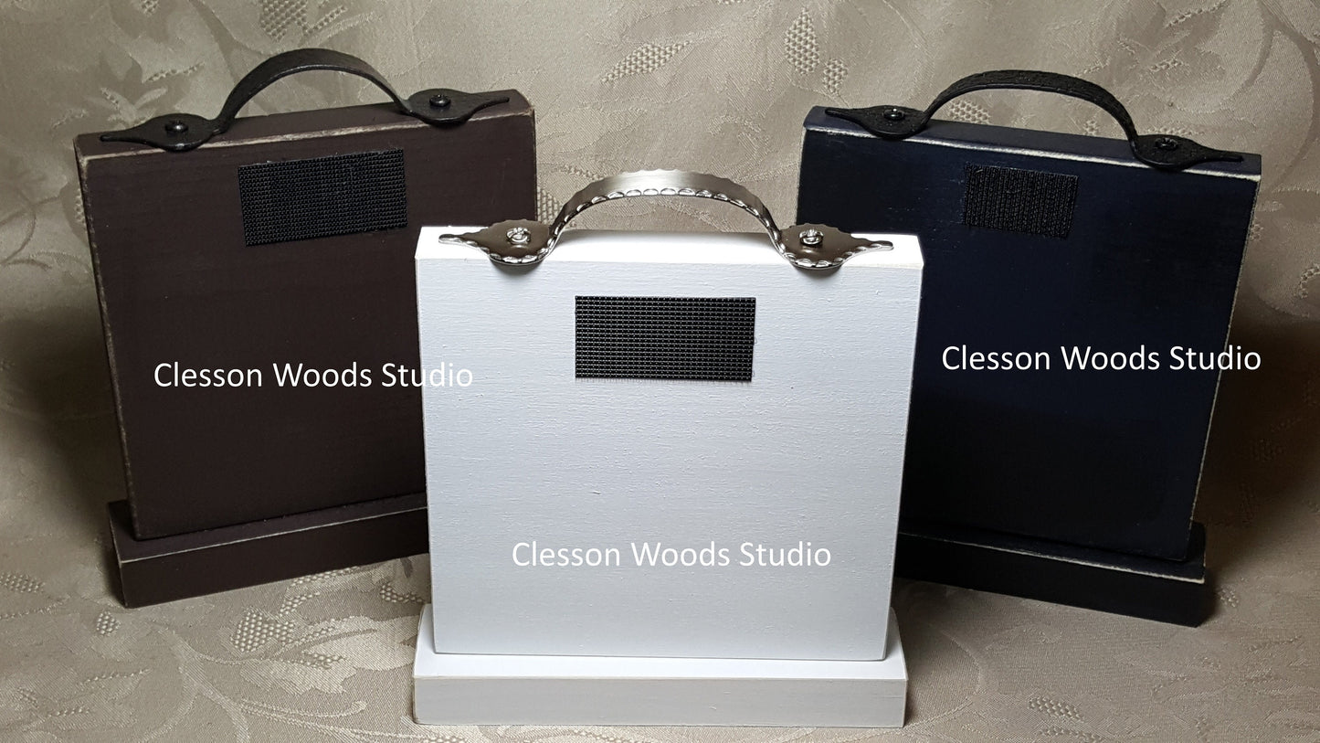 Christmas Cheers (Red Border) 5x5 Canvas Panel