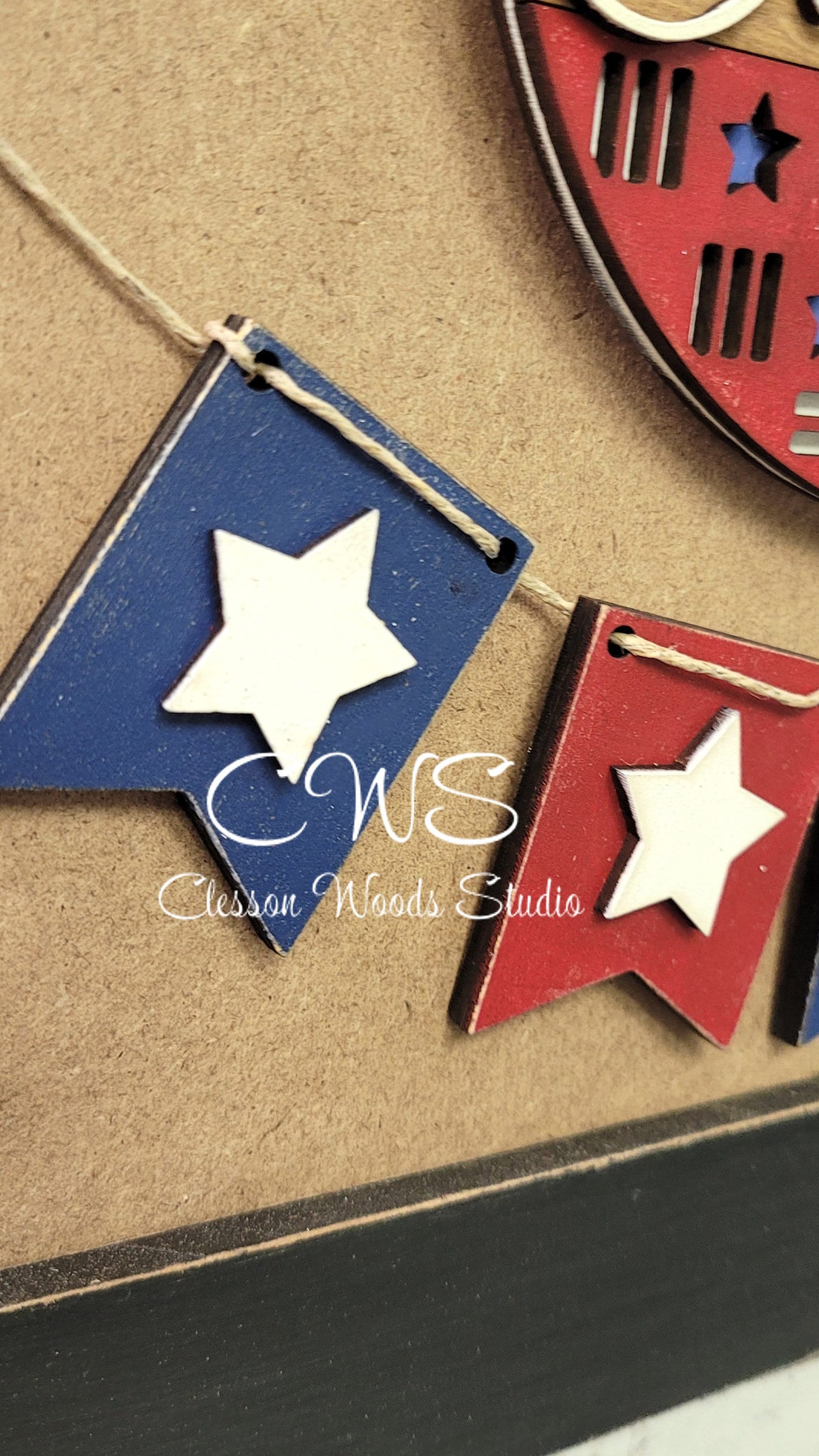 One Nation Under God 6 Inch Round Sign & Banner