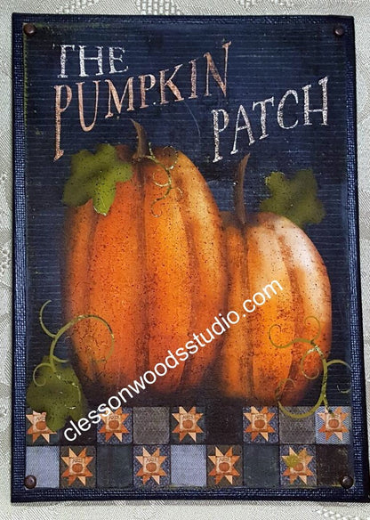 The Pumpkin Patch 5"x7" Canvas Insert