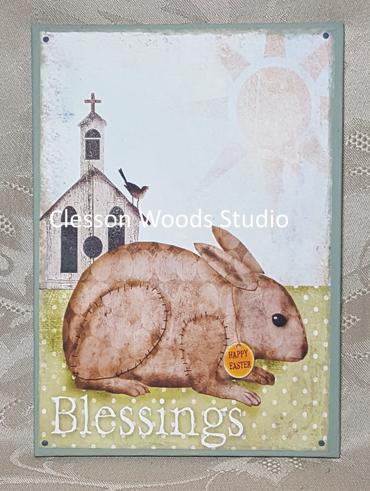 Easter Blessings 5"x7" Canvas Insert