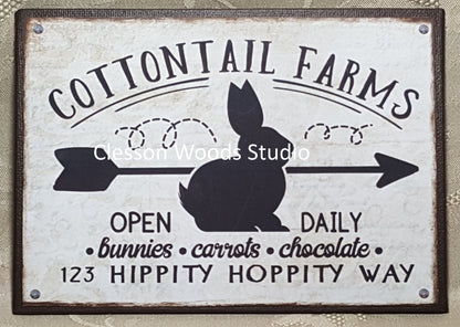 Cottontail Farms 7"x5" Canvas Insert