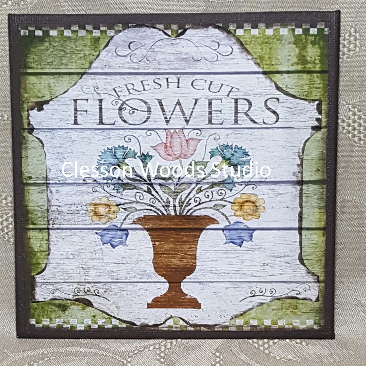 Fresh Cut Flowers 5"x5" Interchangeable Canvas