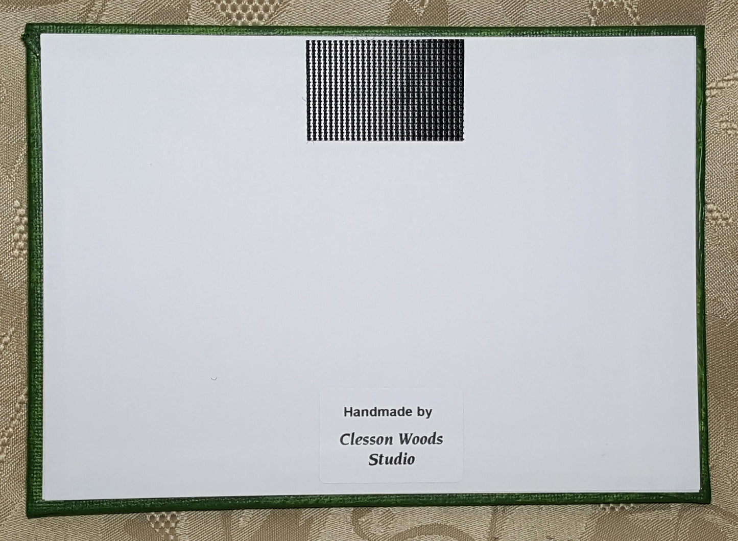 Merry Christmas Farmhouse Trees (Green Canvas) 7"x5" Canvas