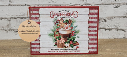 Always Fresh Gingerbread Bakery 7x5" Interchangeable Canvas Insert