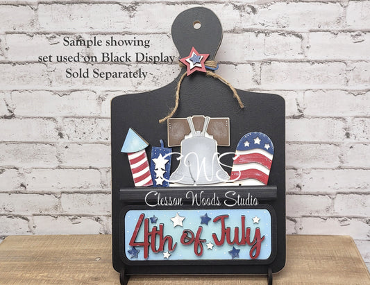 Hand Painted 4th of July Seasonal Bread Board Accents