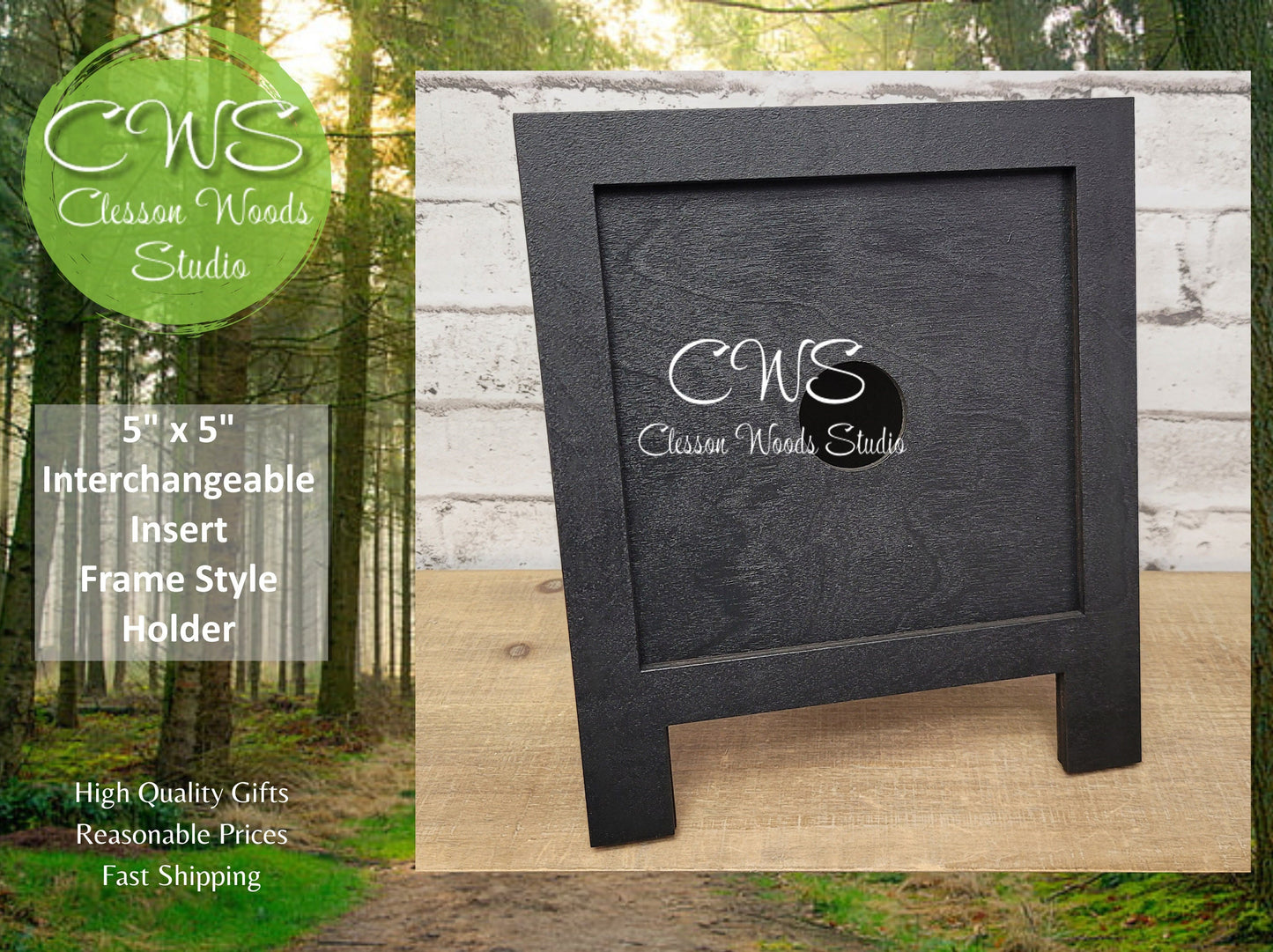 5”x5” Interchangeable Insert Frame Style