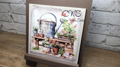 Garden Bench Spring Insert and Banner Set