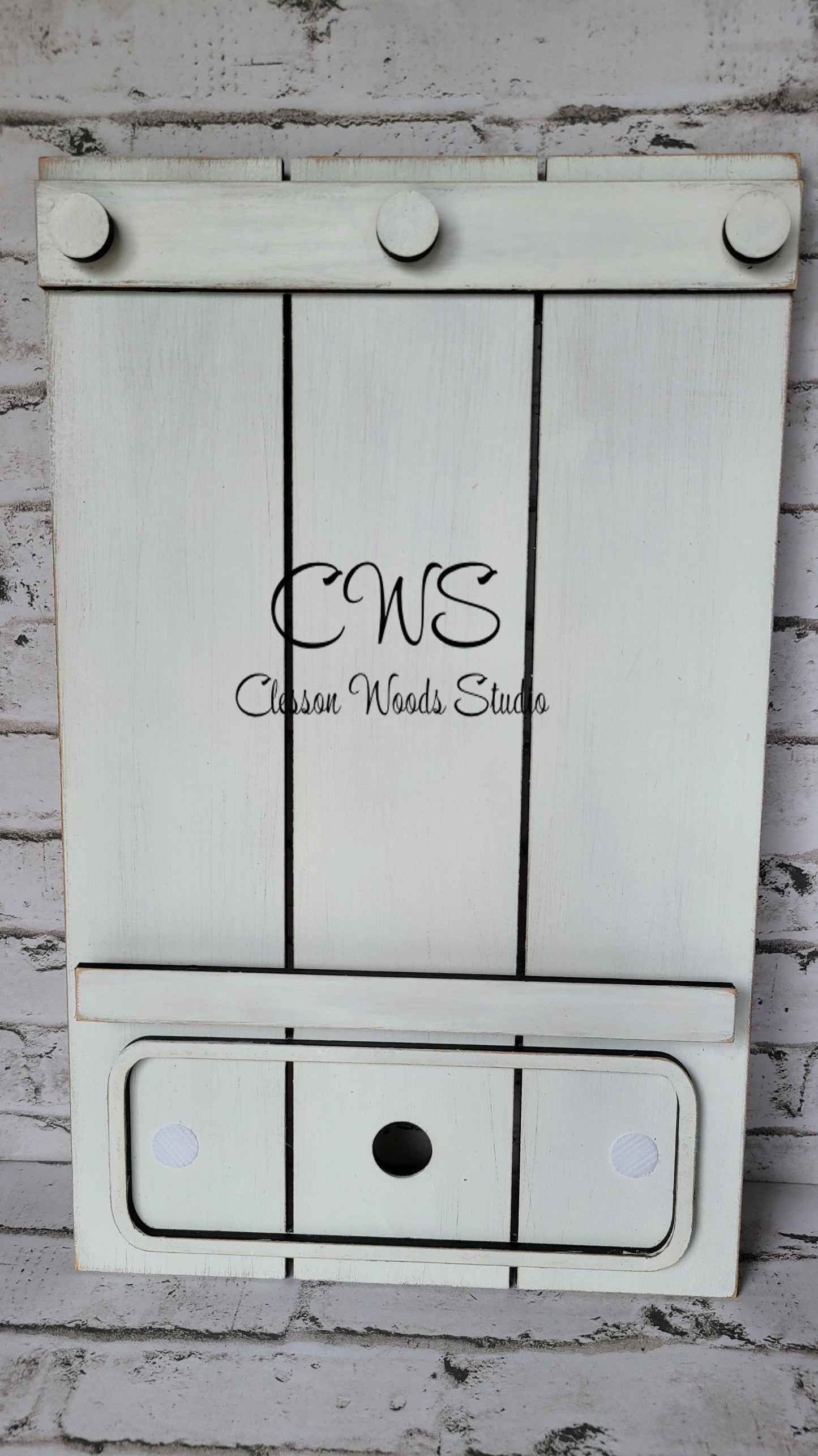 White Pallet Sign For Inserts (Inserts Sold Separately)