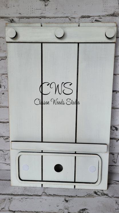 White Pallet Sign For Inserts (Inserts Sold Separately)