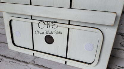 White Pallet Sign For Inserts (Inserts Sold Separately)