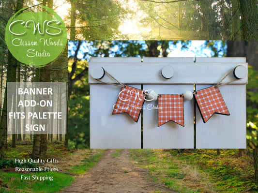 Banner Add-On For Give Thanks Insert Set and Other Fall Insert Sets