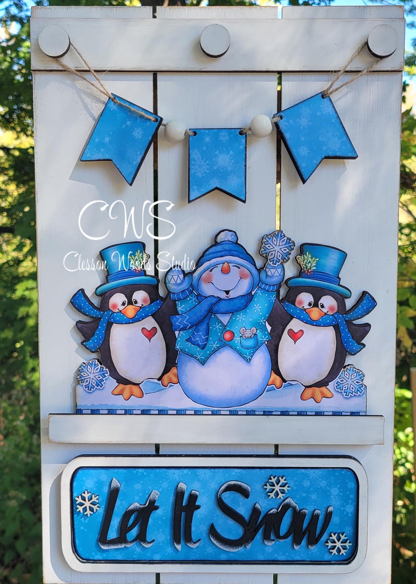 Banner Add-On For Penguins Let It Snow Insert Set and Other Insert Sets