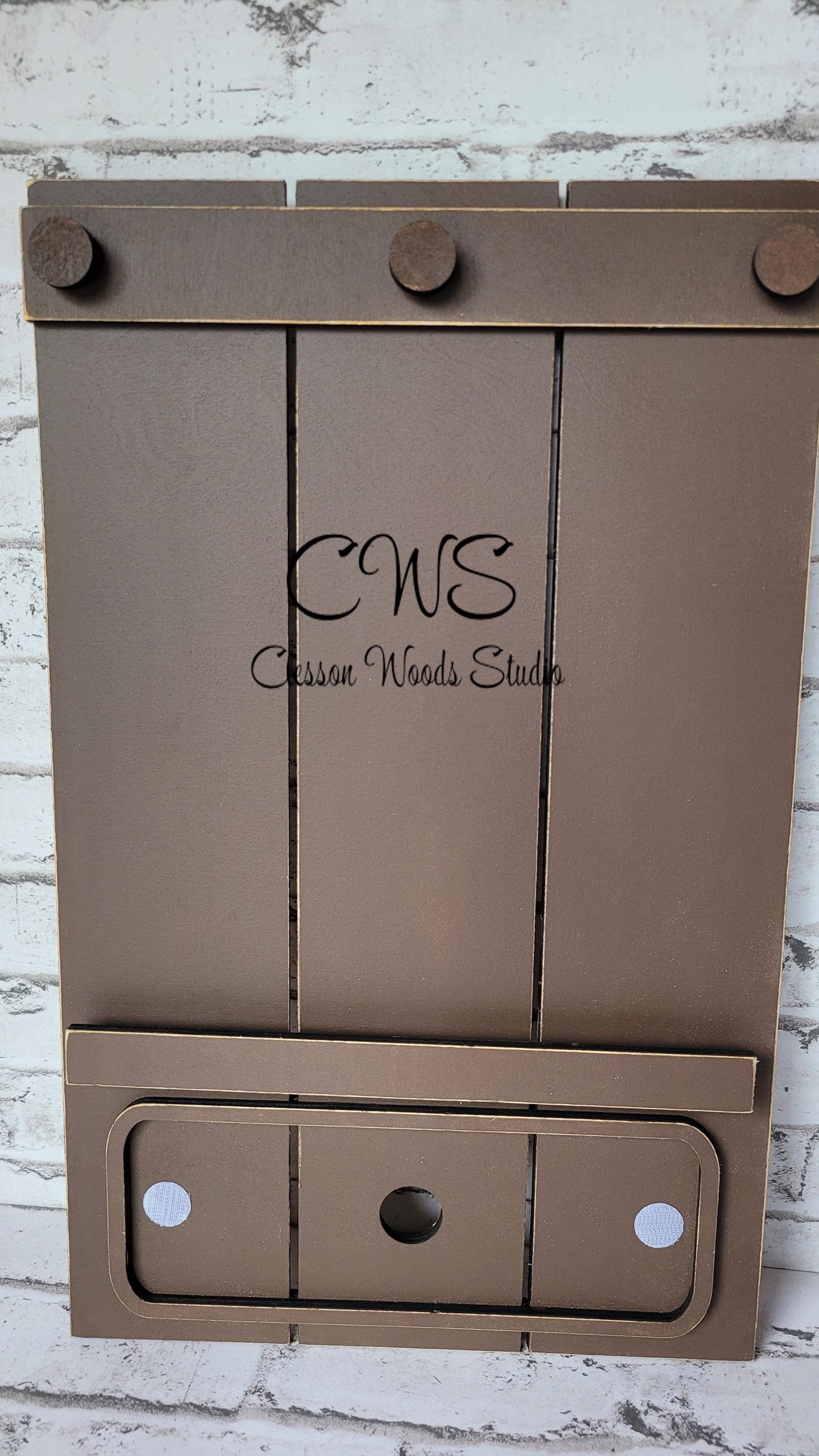 Brown Pallet Sign For Inserts (Inserts Sold Separately)