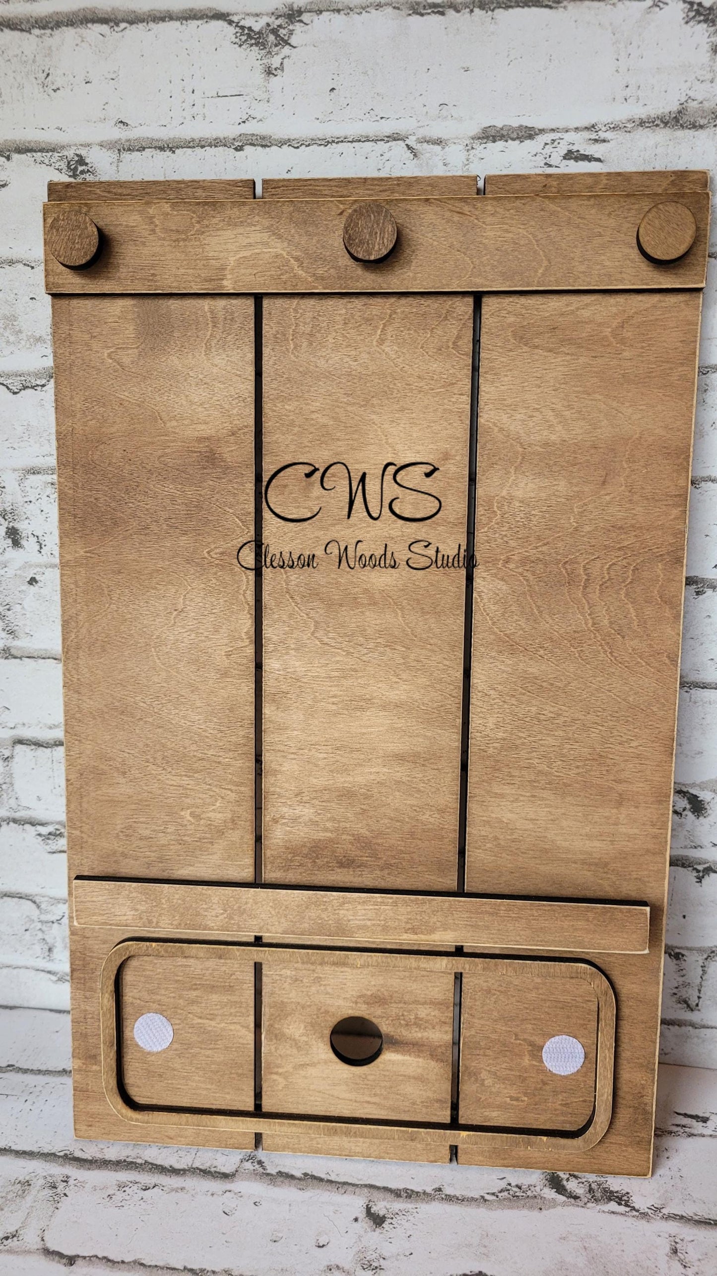 Stained Pallet Sign For Inserts (Inserts Sold Separately)