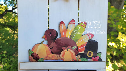 Pallet Sign Ad-On Give Thanks Turkey Insert Set