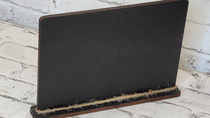 Primitive Black Crow Inn Framed Art with Attached Stand