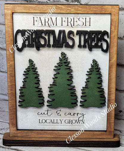 Finished Painted Christmas Theme Shelf Sitters