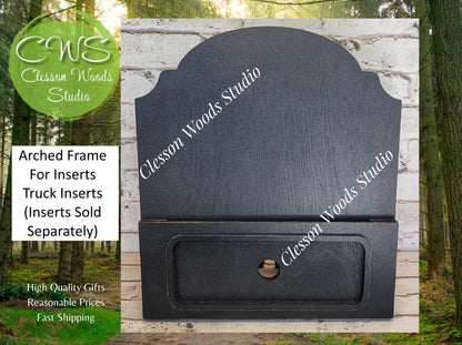 Black Arched Frame Only for Seasonal Inserts/Truck Inserts