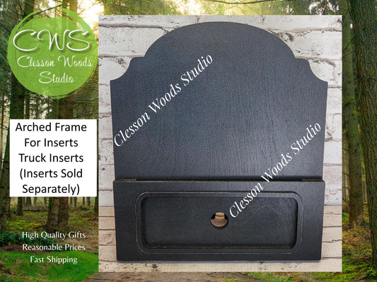 Black Arched Frame Only for Seasonal Inserts/Truck Inserts