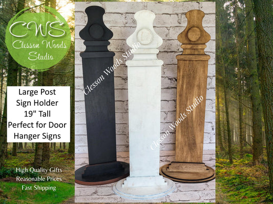 Large Post Sign Holder