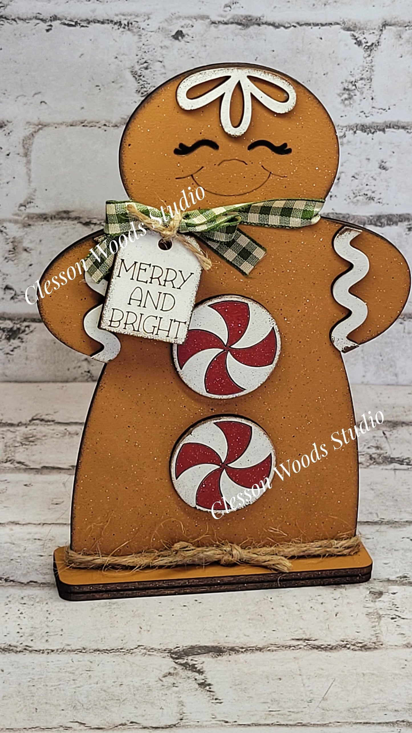 Gingerbread Couple Shelf Sitters