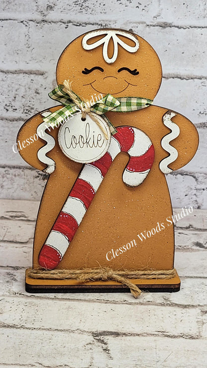 Gingerbread Couple Shelf Sitters