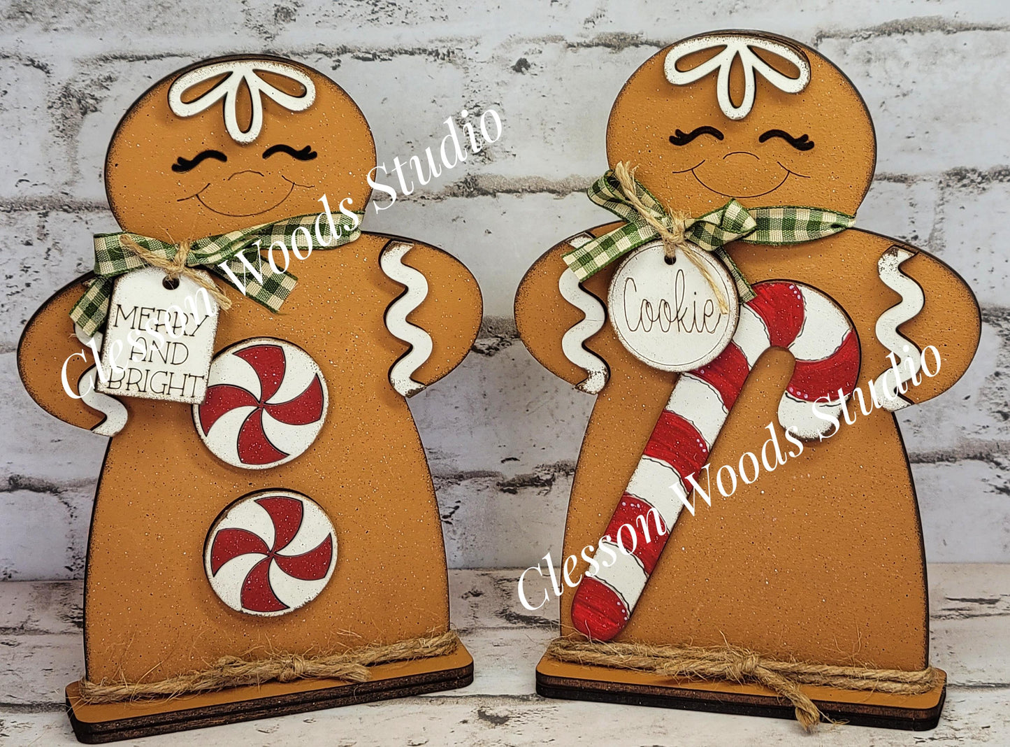 Gingerbread Couple Shelf Sitters
