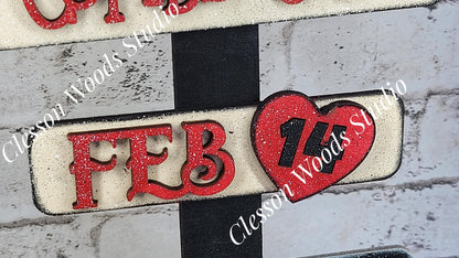 Cupids Cafe Valentine Street Sign