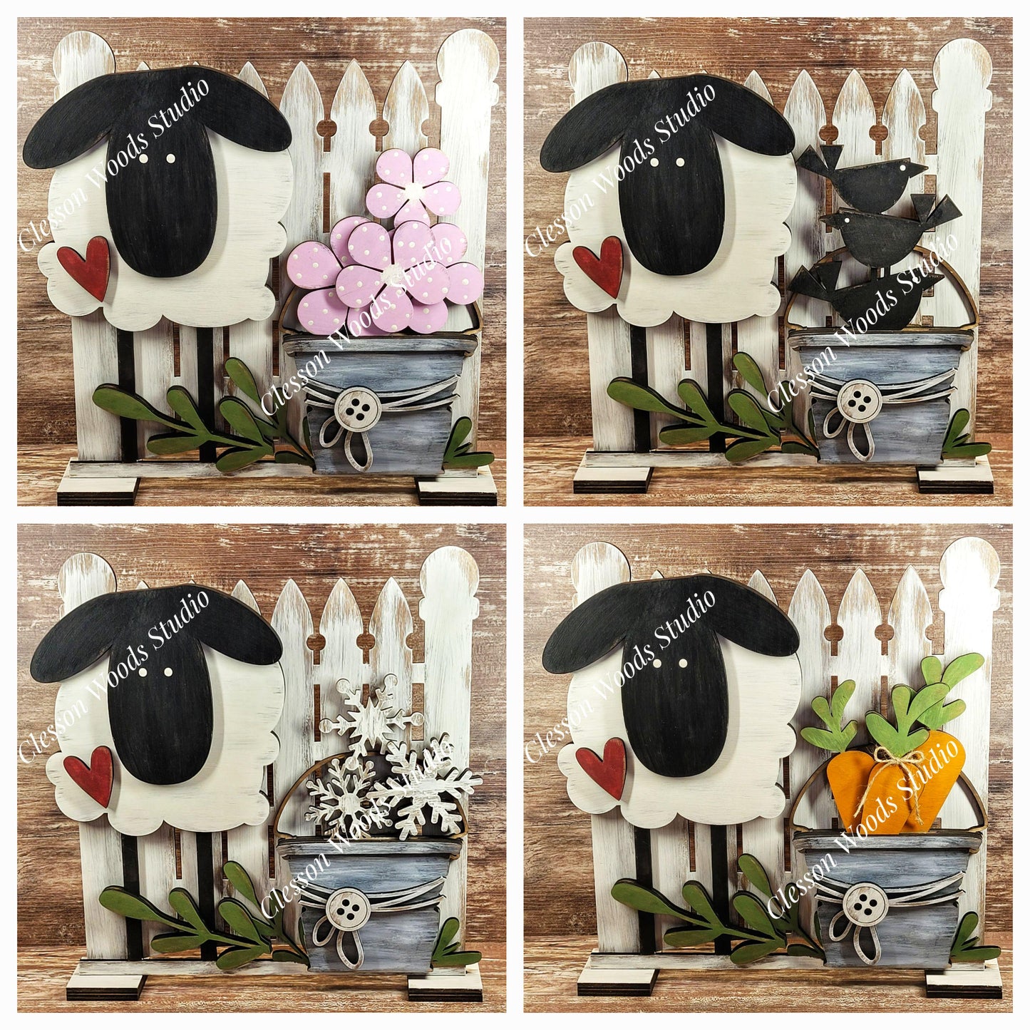 Primitive Sheep Fence With 10 Inserts Bundle