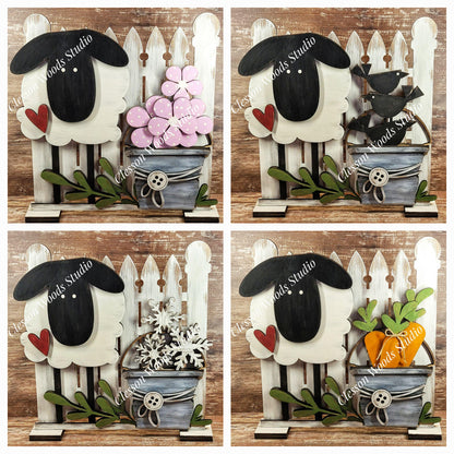 Primitive Sheep Fence With 10 Inserts Bundle
