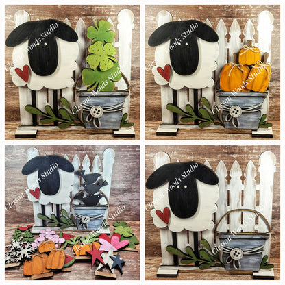 Primitive Sheep Fence With 10 Inserts Bundle