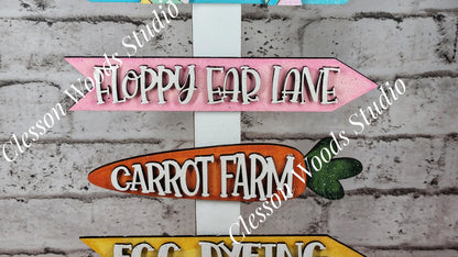 Happy Easter Street Sign