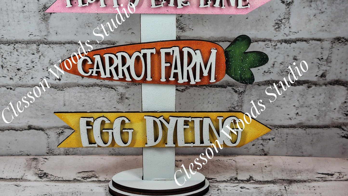 Happy Easter Street Sign