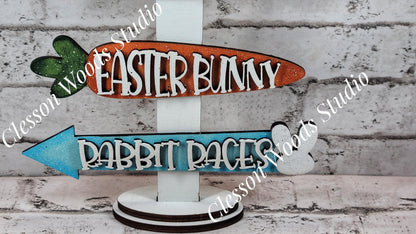 Hop Hop Spring Street Sign