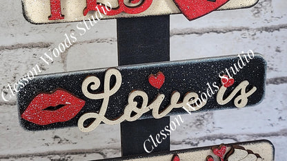 Cupids Cafe Valentine Street Sign