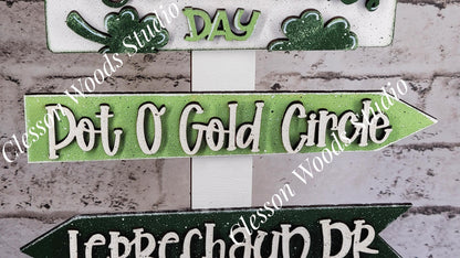 Happy St. Patrick's Day 1 Street Sign