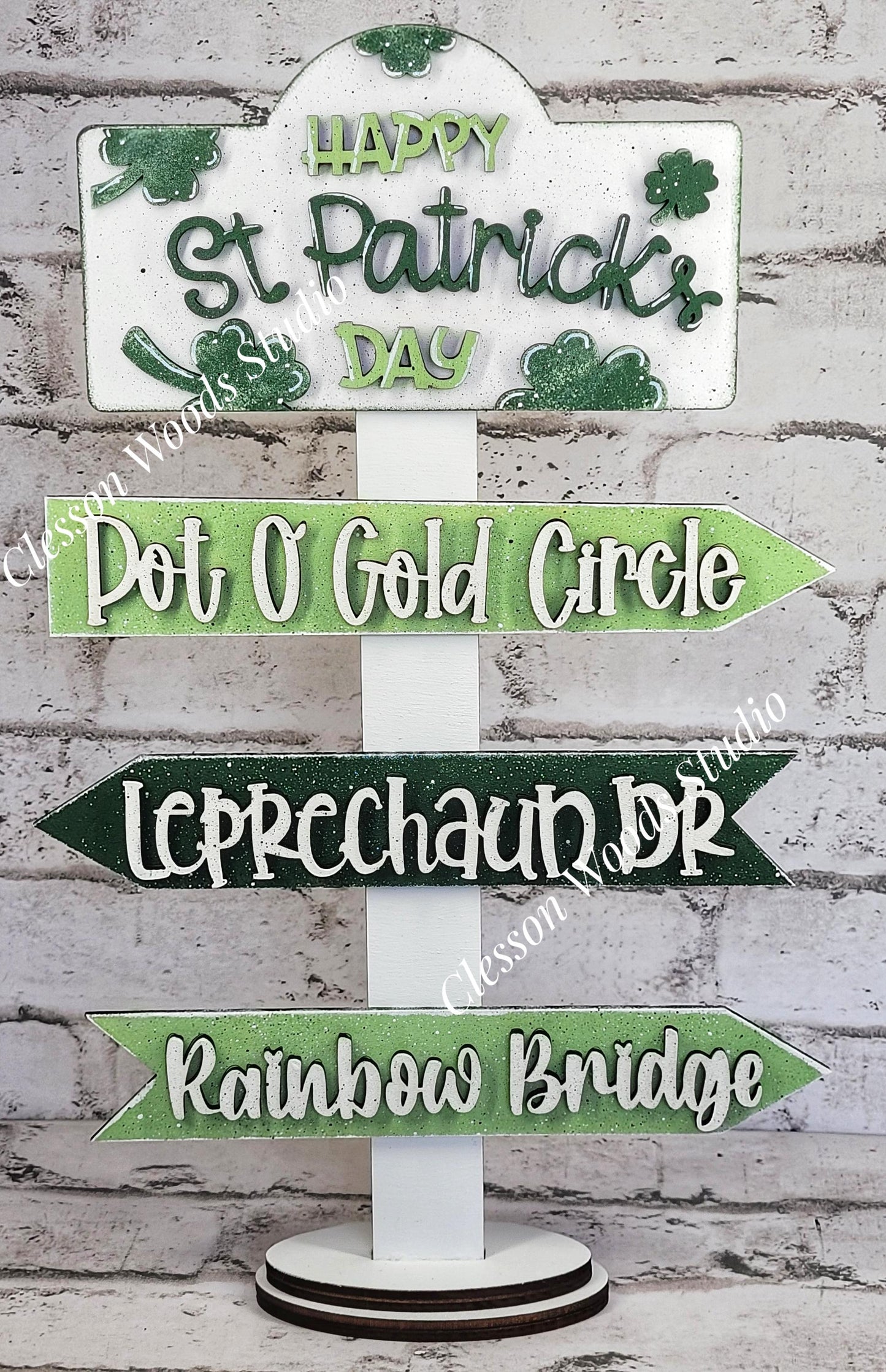 Happy St. Patrick's Day 1 Street Sign