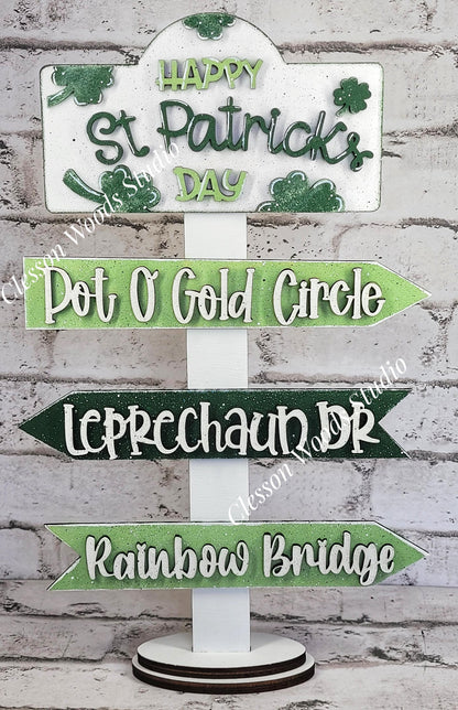 Happy St. Patrick's Day 1 Street Sign