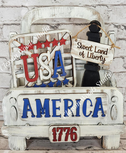 Add On Only - USA 5 Piece Box Truck Set